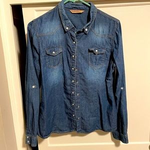EUC Lightweight Jean Button up
